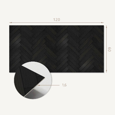 Rev?tement mural Parquet ? chevrons