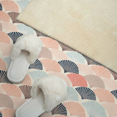 Panneau mural Vagues avec un motif en éventail