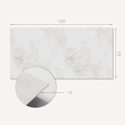 Panneau mural Motif en marbre aux nuances subtiles