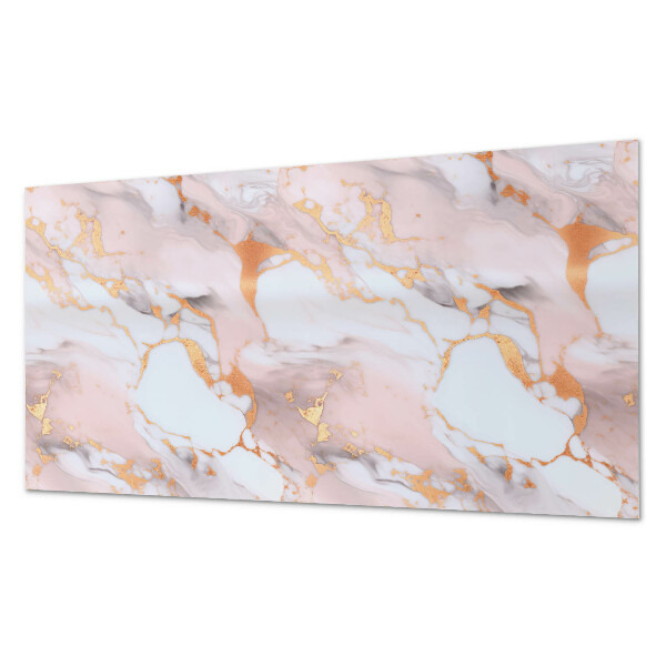 Panneau mural Motif en marbre avec détails