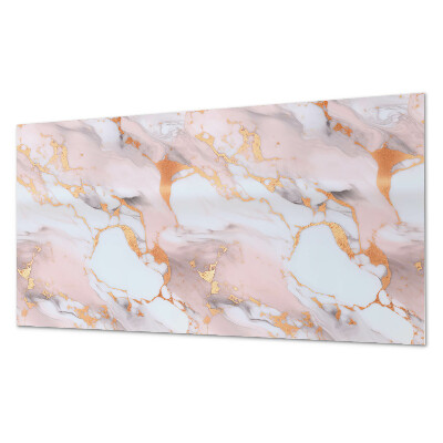 Panneau mural Motif en marbre avec détails