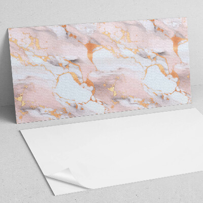 Panneau mural Motif en marbre avec détails