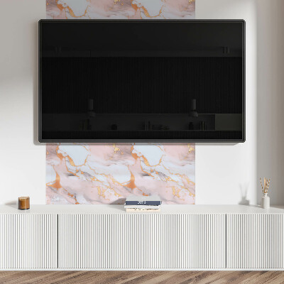 Panneau mural Motif en marbre avec détails