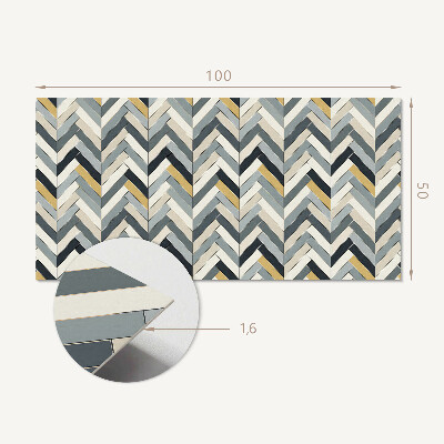 Rev?tement mural Motif ? chevrons