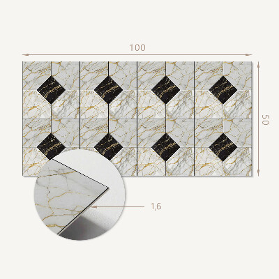 Rev?tement mural Motif de marbre élégant