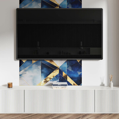 Panneau décoratif mural Géométrie en couleurs