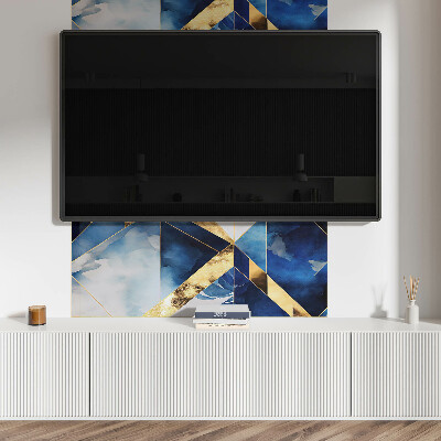 Panneau décoratif mural Géométrie en couleurs