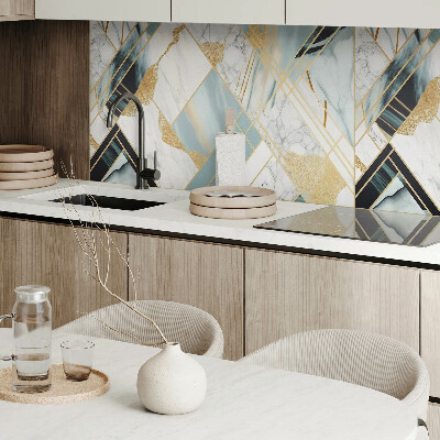 Panneau mural Formes géométriques en marbre