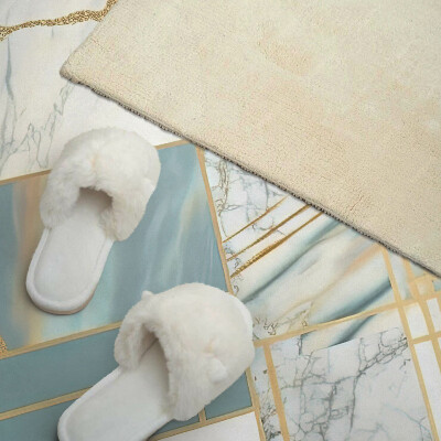 Panneau mural Formes géométriques en marbre