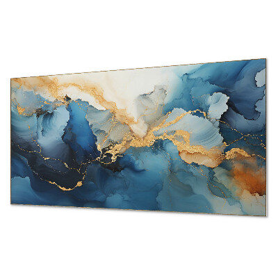 Panneau décoratif mural Des vagues dans un style abstrait