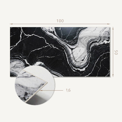 Panneau mural Motif abstrait en marbre