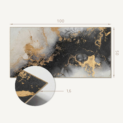 Panneau décoratif mural Taches abstraites aux formes dynamiques