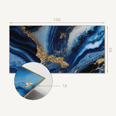 Panneau mural Motif abstrait ondulé