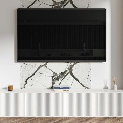 Panneau décoratif mural Motif en marbre aux veines prononcées