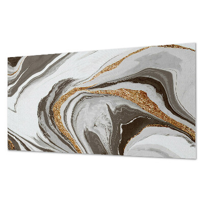 Panneau décoratif mural Ondes abstraites aux formes dynamiques