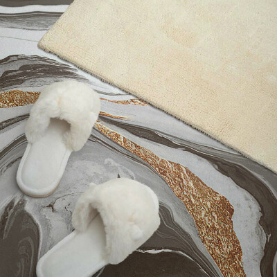 Panneau décoratif mural Ondes abstraites aux formes dynamiques