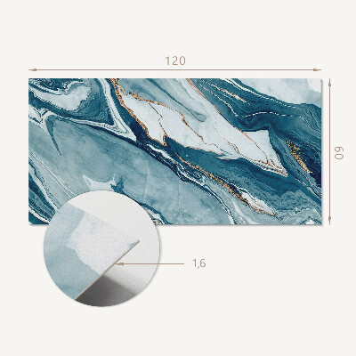 Panneau mural Vagues abstraites en mouvement