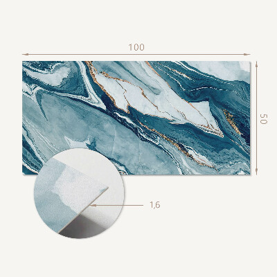 Panneau mural Vagues abstraites en mouvement