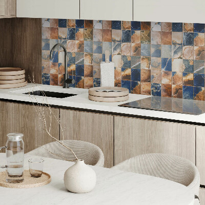 Rev?tement mural Motifs de pierre dans une composition en mosa?que