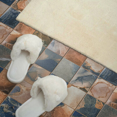 Rev?tement mural Motifs de pierre dans une composition en mosa?que