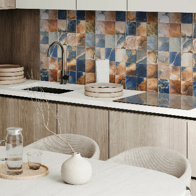 Rev?tement mural Motifs de pierre dans une composition en mosa?que