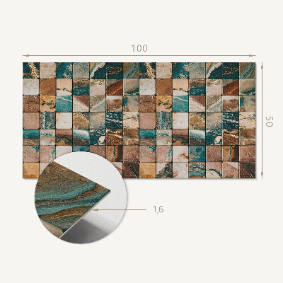 Panneau décoratif mural Mosa?que de pierre dans un style artistique