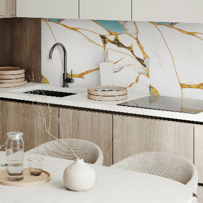 Panneau décoratif mural Marbre chic aux veines délicates