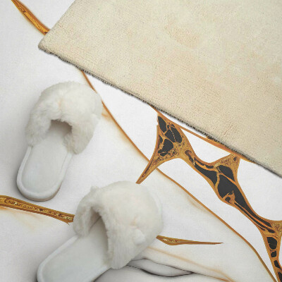 Panneau décoratif mural Marbre chic aux veines délicates