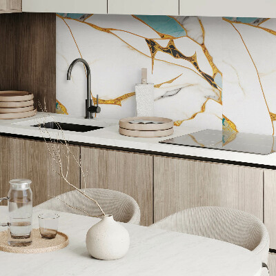 Panneau décoratif mural Marbre chic aux veines délicates