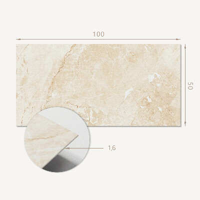 Panneau mural Motif en marbre dans un style élégant