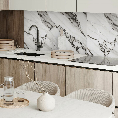 Panneau décoratif mural Motif en marbre aux veines délicates