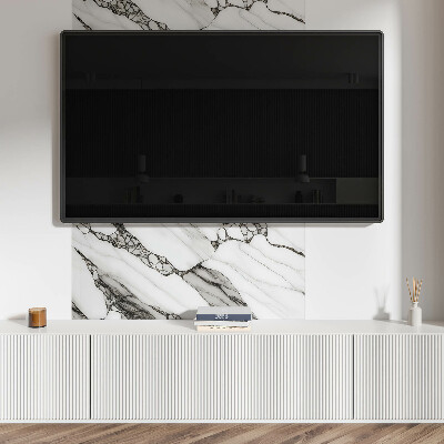 Panneau décoratif mural Motif en marbre aux veines délicates