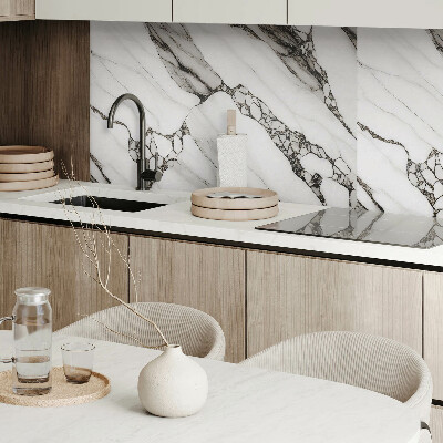 Panneau décoratif mural Motif en marbre aux veines délicates