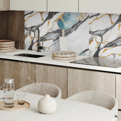 Panneau mural Motif de marbre veiné