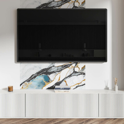 Panneau mural Motif de marbre veiné