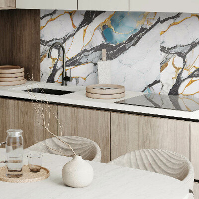 Panneau mural Motif de marbre veiné