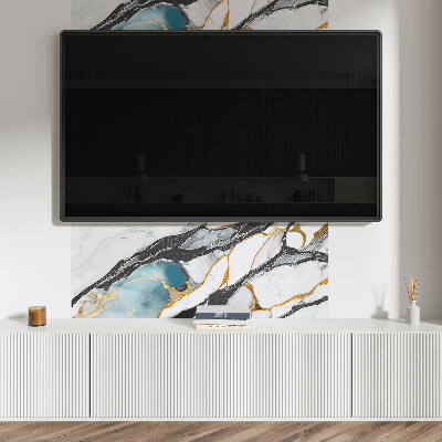 Panneau mural Motif de marbre veiné