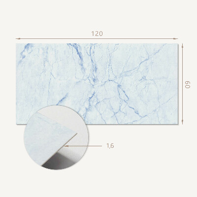 Panneau mural Motif en marbre aux veines délicates