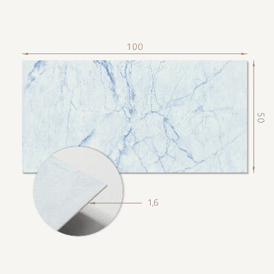 Panneau mural Motif en marbre aux veines délicates