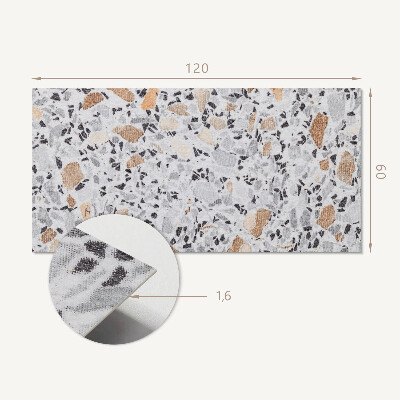 Panneau décoratif mural Accents de pierre dans les graphismes