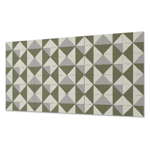 Panneau mural Géométrie des formes triangulaires