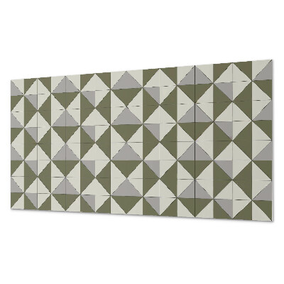 Panneau mural Géométrie des formes triangulaires