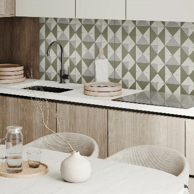 Panneau mural Géométrie des formes triangulaires