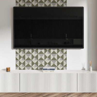 Panneau mural Géométrie des formes triangulaires