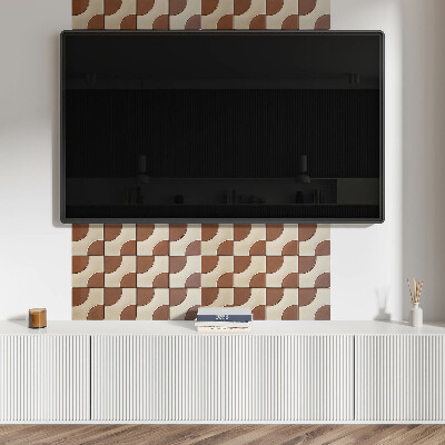 Panneau décoratif mural Un kaléidoscope de formes géométriques