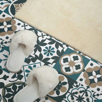 Panneau mural Motifs carrelés dans un agencement harmonieux