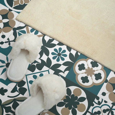 Panneau mural Motifs carrelés dans un agencement harmonieux