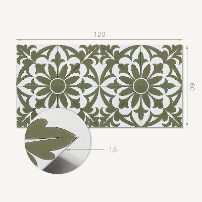 Panneau décoratif mural Composition florale avec des feuilles