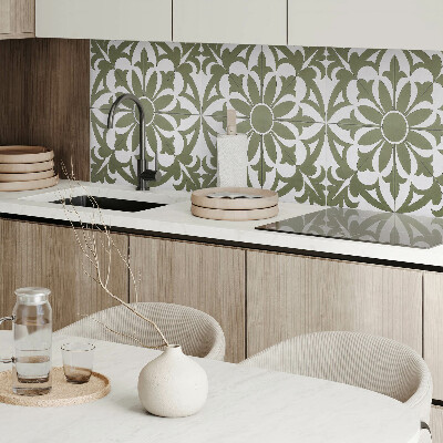 Panneau décoratif mural Composition florale avec des feuilles