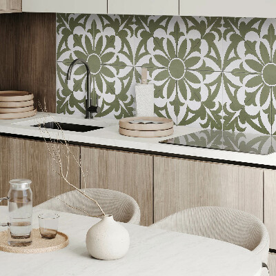 Panneau décoratif mural Composition florale avec des feuilles